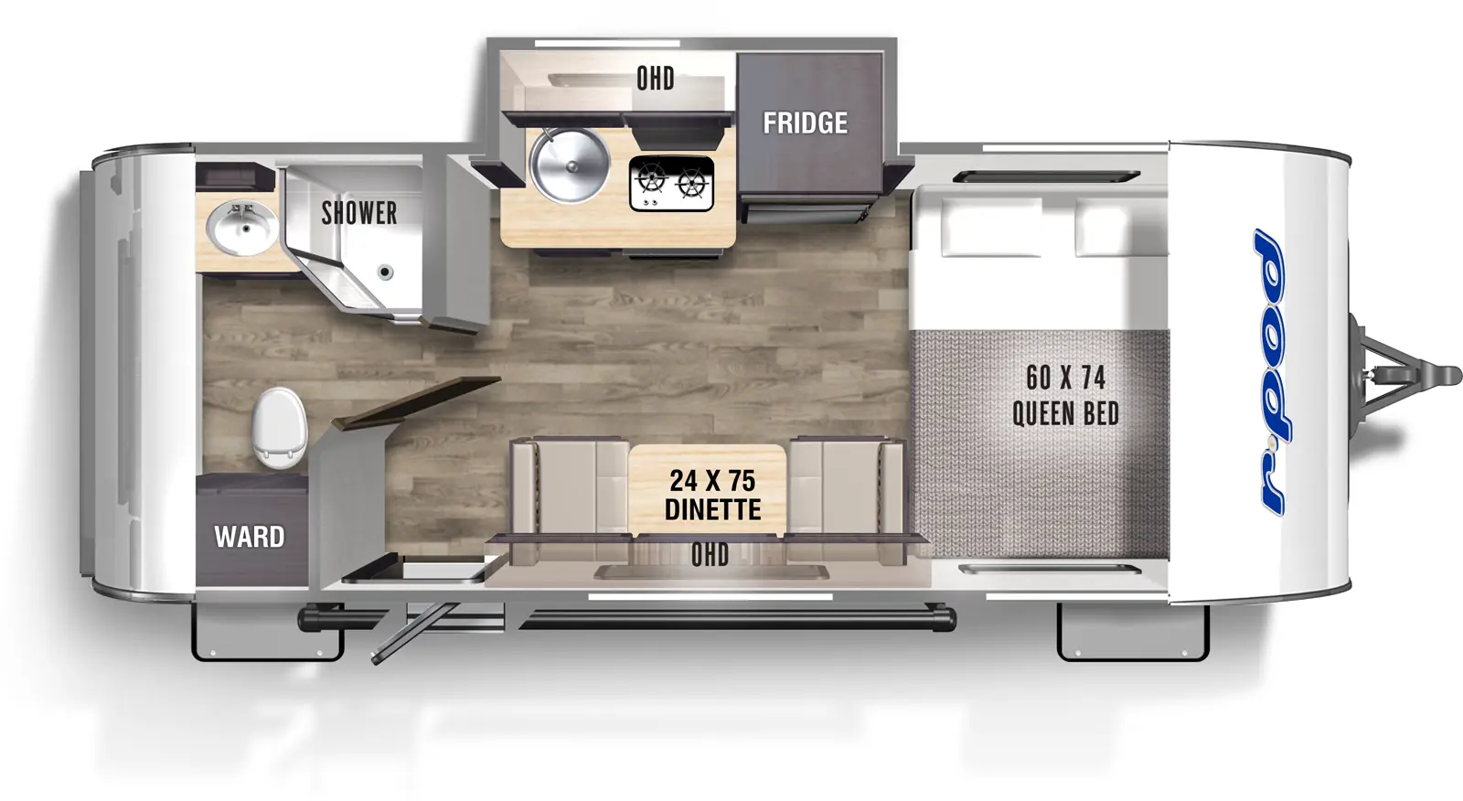 NEW 2024 Forest River R-POD 180C